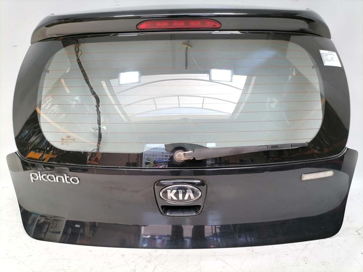 Kia Picanto TA original Heckklappe mit Heckscheibe Z1 Galaxy Black Bj.2014